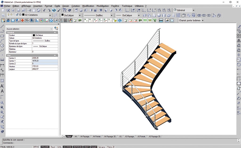 plan escalier