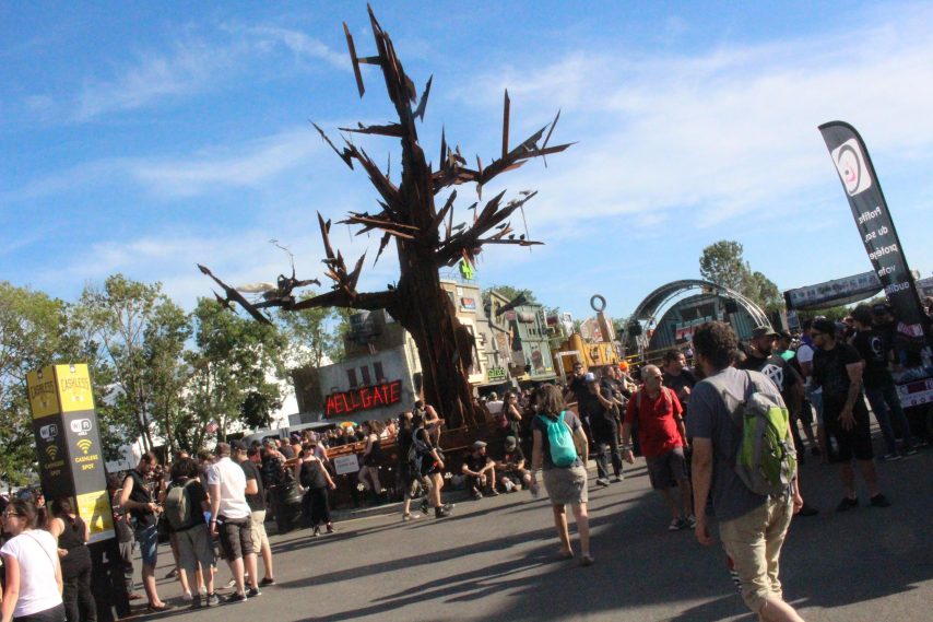 arbre métal Hellfest